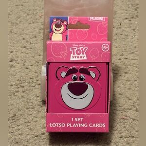 NWT Disneys Toy Story Lotso Playing Cards (comes in a tin)